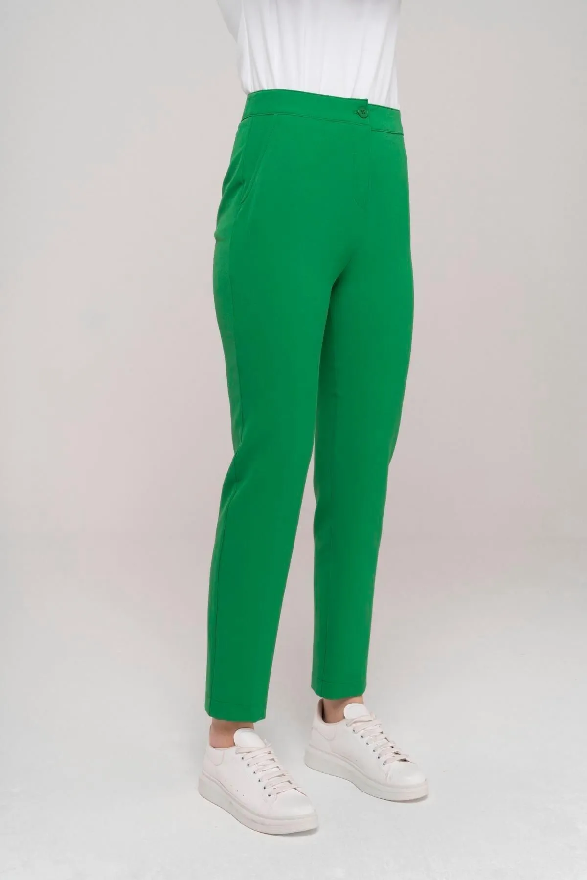 Olcay  Enge Hose Grün 7559