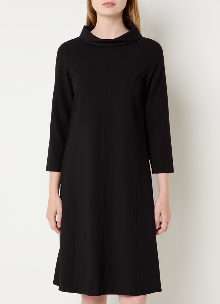 Rochie midi Kiyona de la Xandres cu decolteu înalt