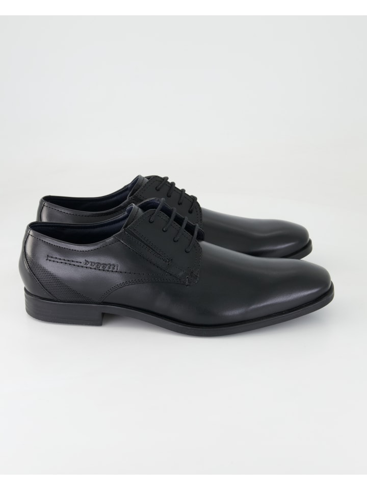 bugatti shoes Klassische Schnürschuhe in Schwarz günstig kaufen