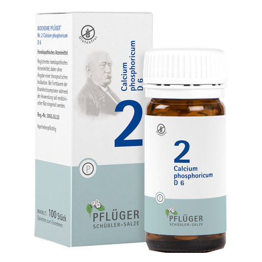 BIOCHEMIE Pflüger 2 Calcium phosphoricum D 6 Tabl.  100 St  Tabletten