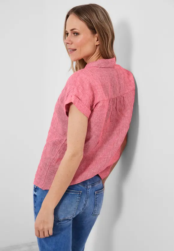CECIL Leinen Chambray Bluse