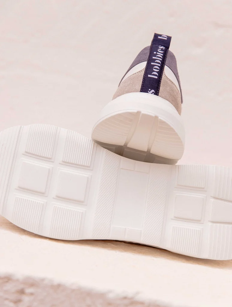 Lennox - Blanc - Marine - Denim - Gris