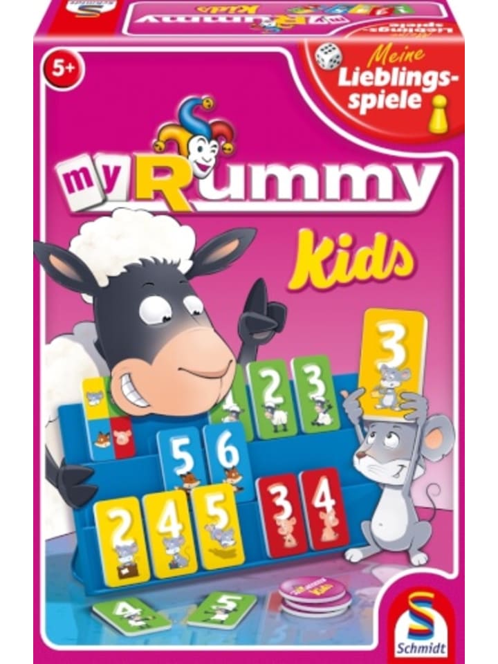 Schmidt Spiele Brettspiel MyRummy Kids, 2 bis 4 Spieler, ab 5 Jahre, ab 5 Jahre günstig kaufen onesize