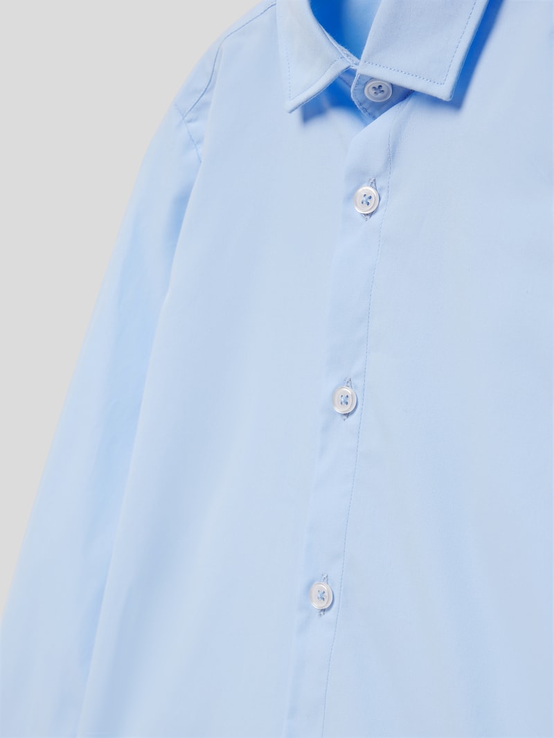 Hemd aus reiner Baumwolle in bleu