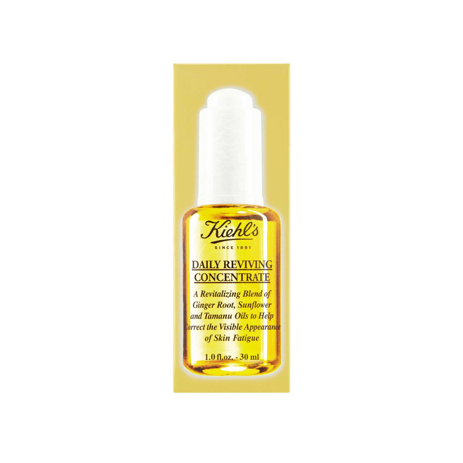 kiehl's Daily Reviving Concentrat Huile visage de jour protectrice et revitalisante