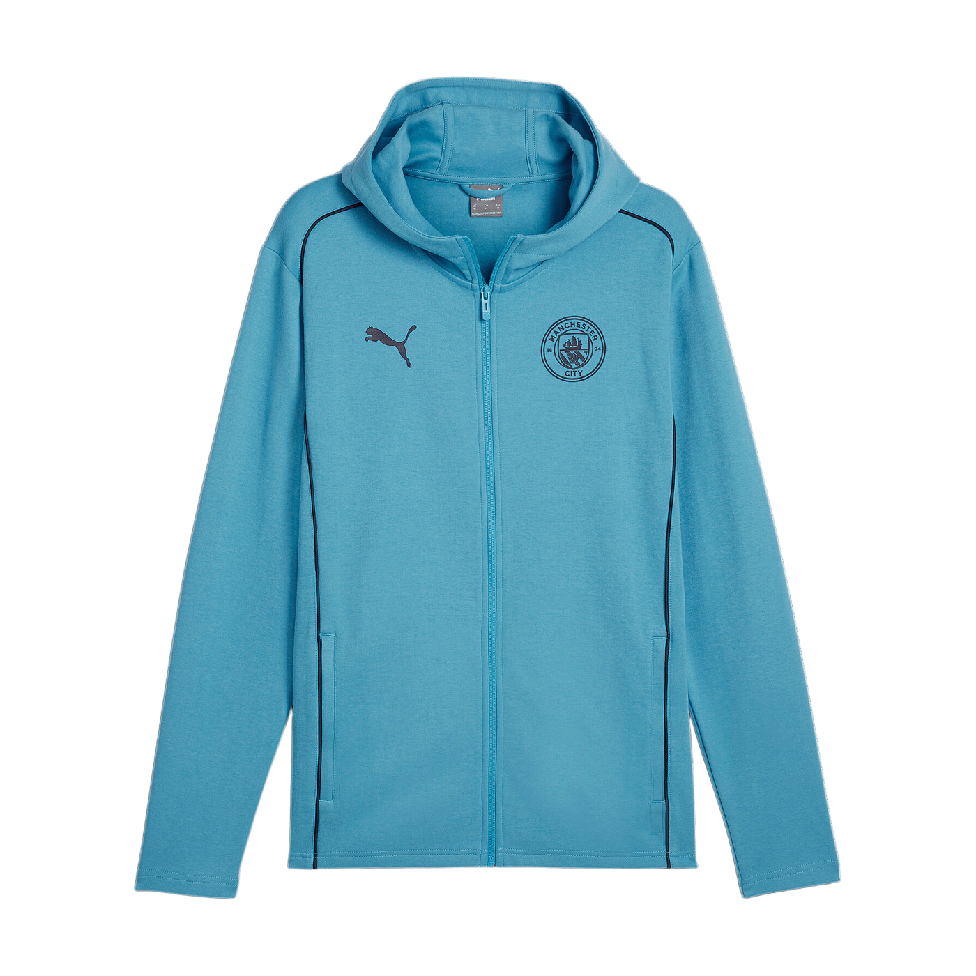 PUMA Manchester City Casual Kapuzenjacke Blau F31