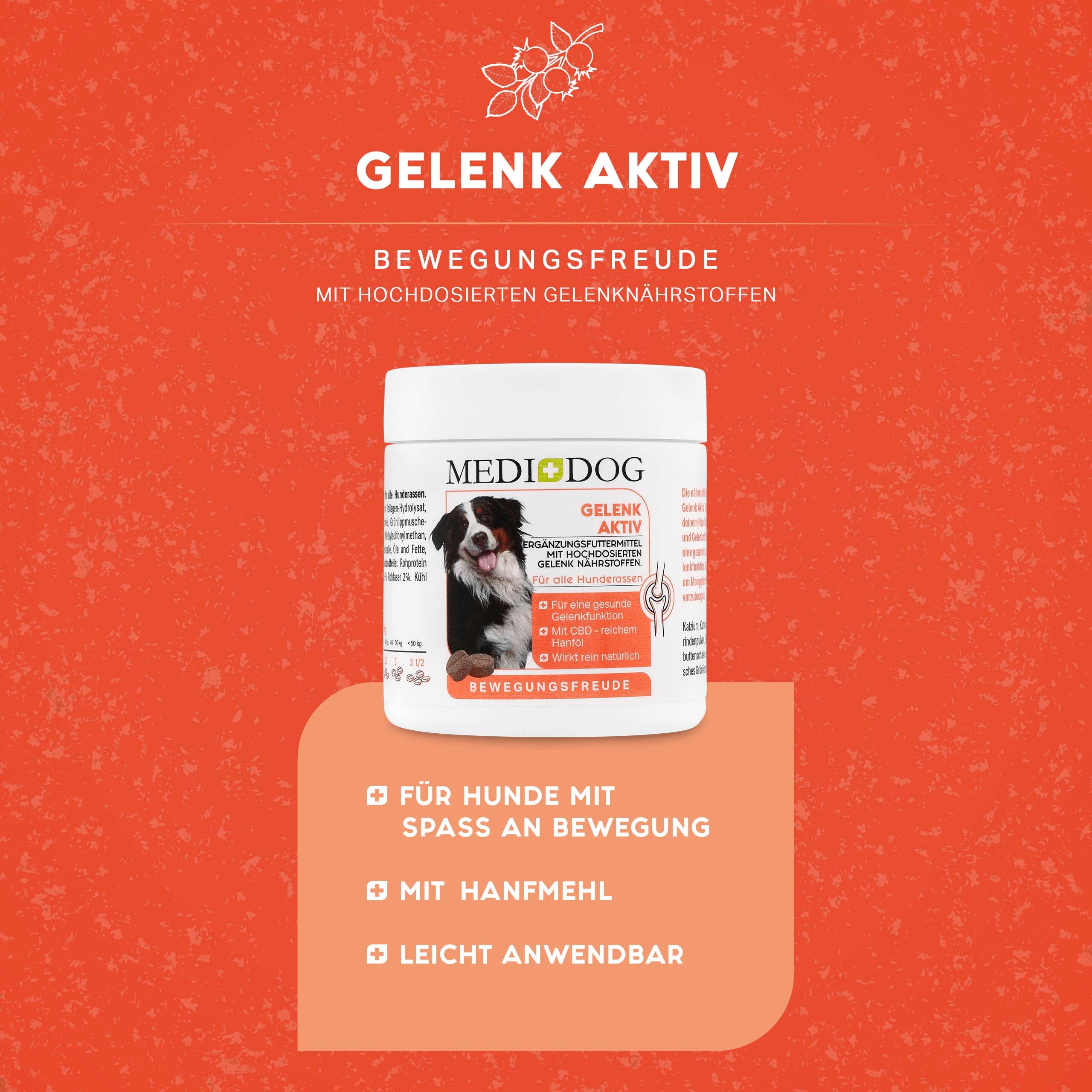 MediDog Ergänzungsfutter & Aufzucht MediDog Gelenk Aktiv Tabletten