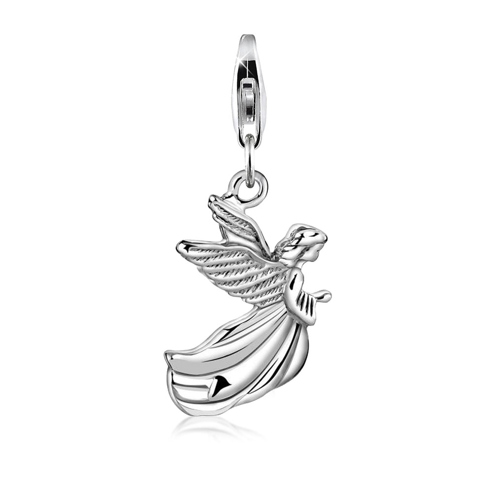 Nenalina Nenalina Amulette Engel Anhänger Flügel Religion Talisman 925 Silber Pendentif