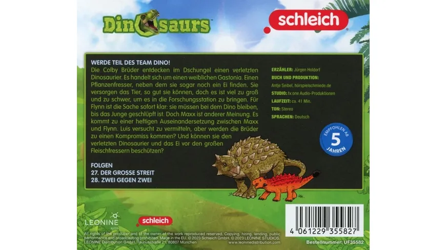 Schleich Dinosaurs CD 14