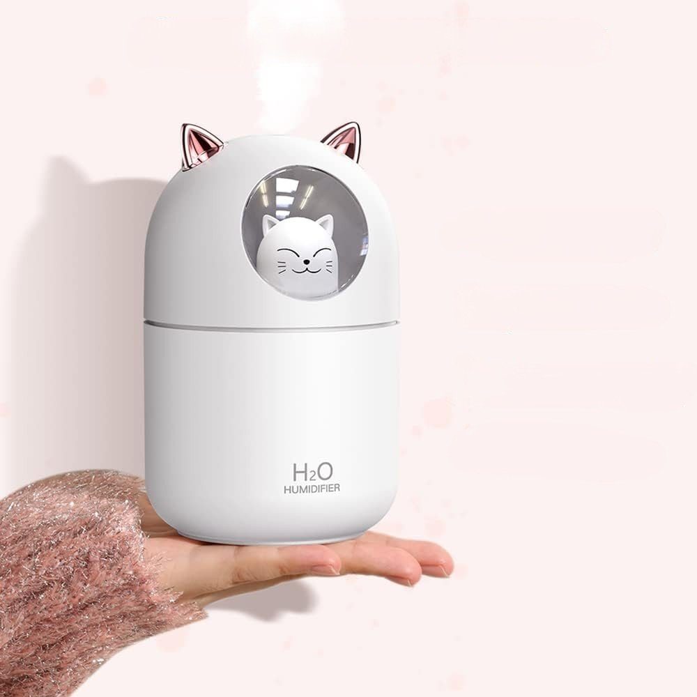 MOUTEN Diffuser Tragbarer kleiner Luftbefeuchter, 300 ml Mini Cool Mist