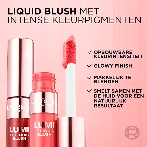 L'Oréal Paris Lumi Le Liquid 625 Aranyrózsaszín Pirosító