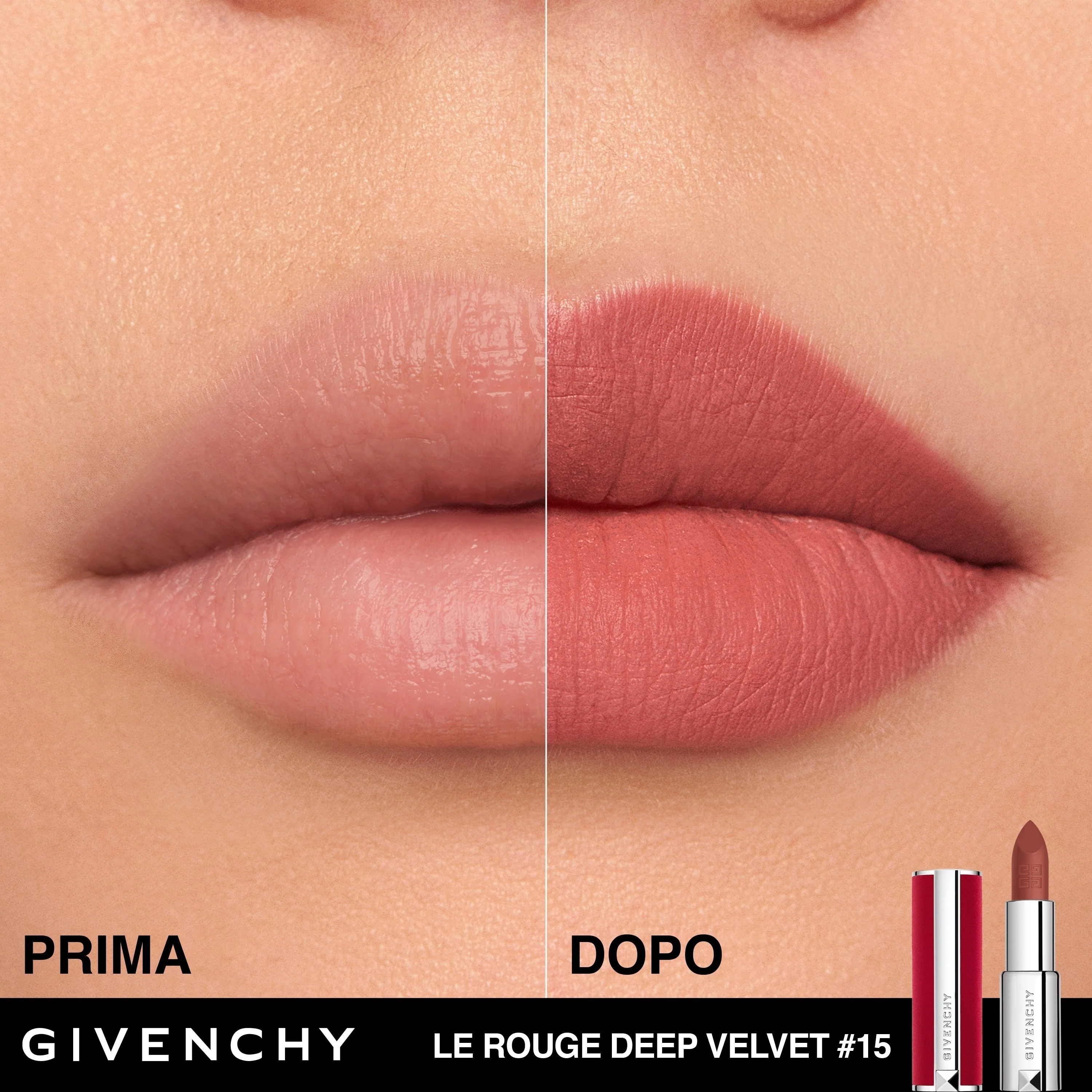 Le Rouge Deep Velvet Lips - Ματ Κραγιόν, Κραγιόν