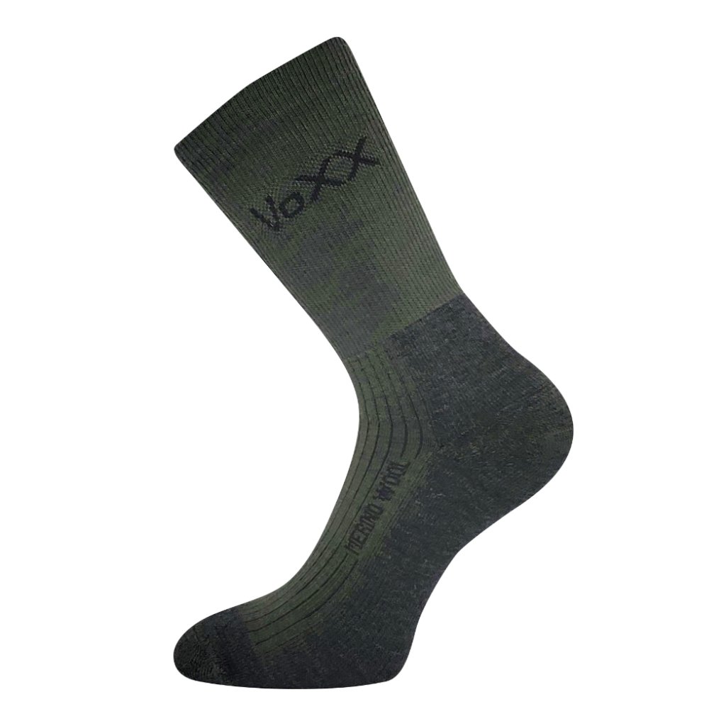 Voxx Merino Voyage dunkelgrüne Socken aus Merinowolle