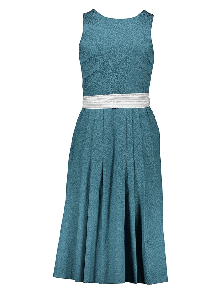 Turi Landhaus Dirndl in Blau günstig kaufen