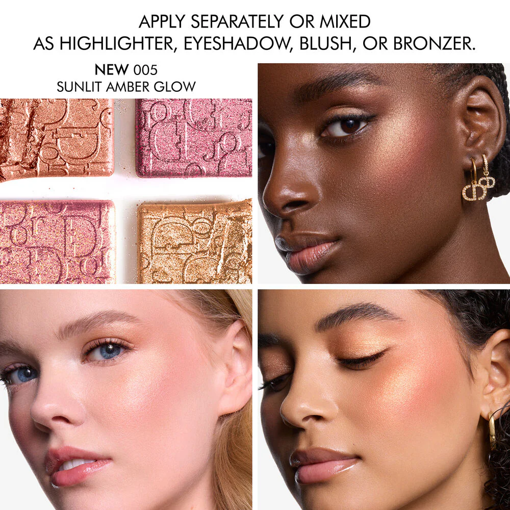 Dior Backstage Glow Maximizer Palette – Gesichtspalette, Highlighter und Kompakt-Rouge