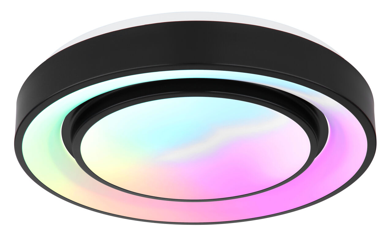 Globo Lighting - SULLY - Deckenleuchte Metall schwarz, LED