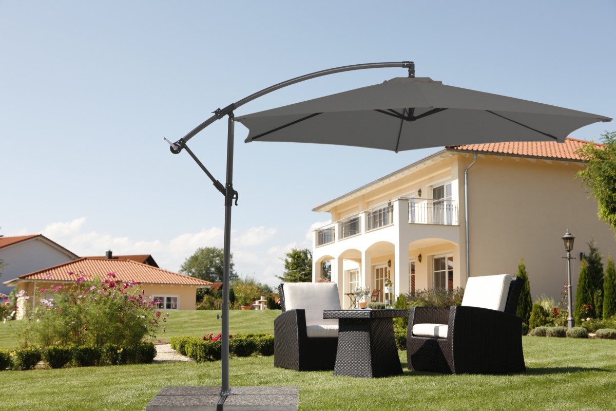 Schneider Schirme Schneider Ampelschirm VENUS ca. 300 cm Ø, anthrazit