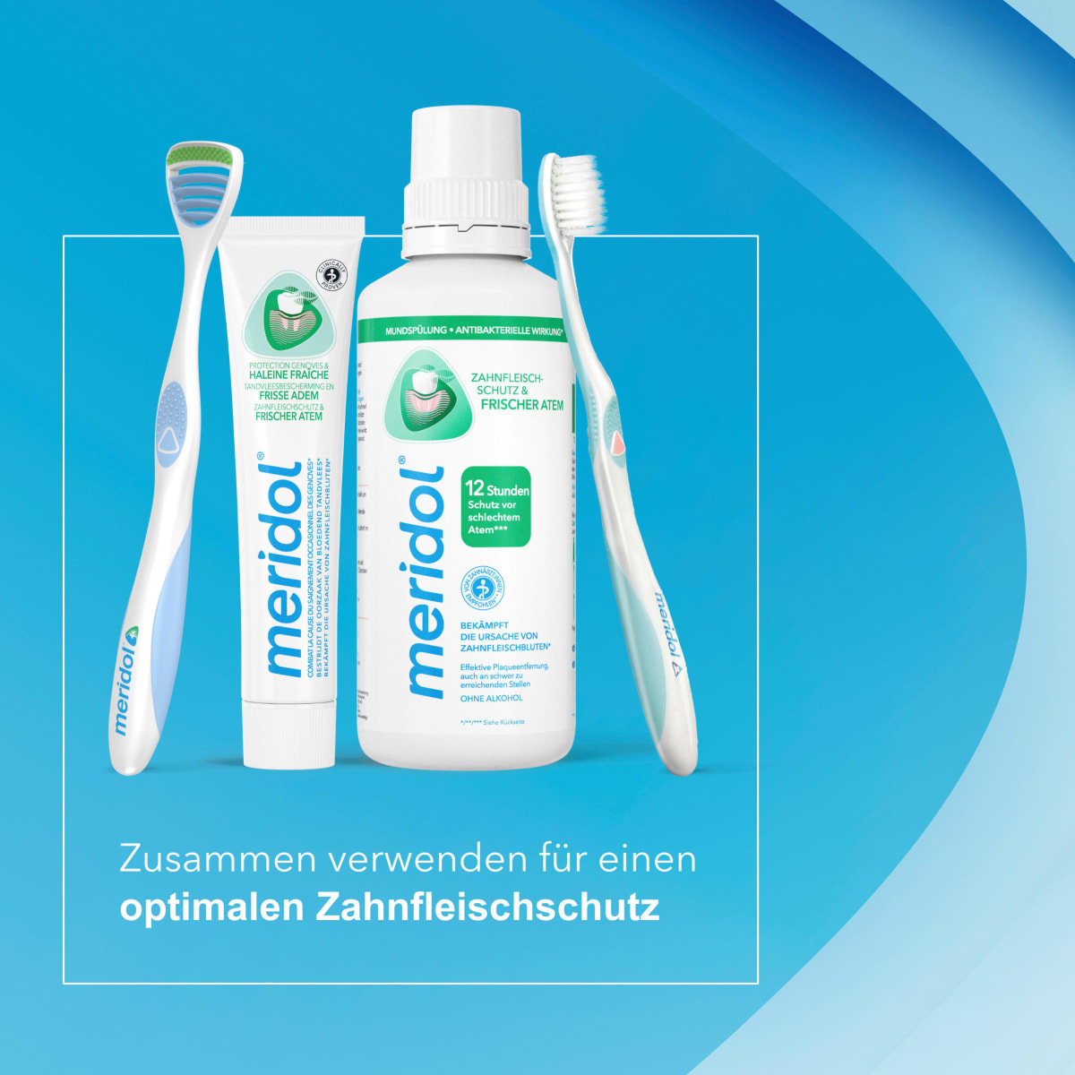 Mundspülung Zahnfleischschutz & frischer Atem, 400 ml