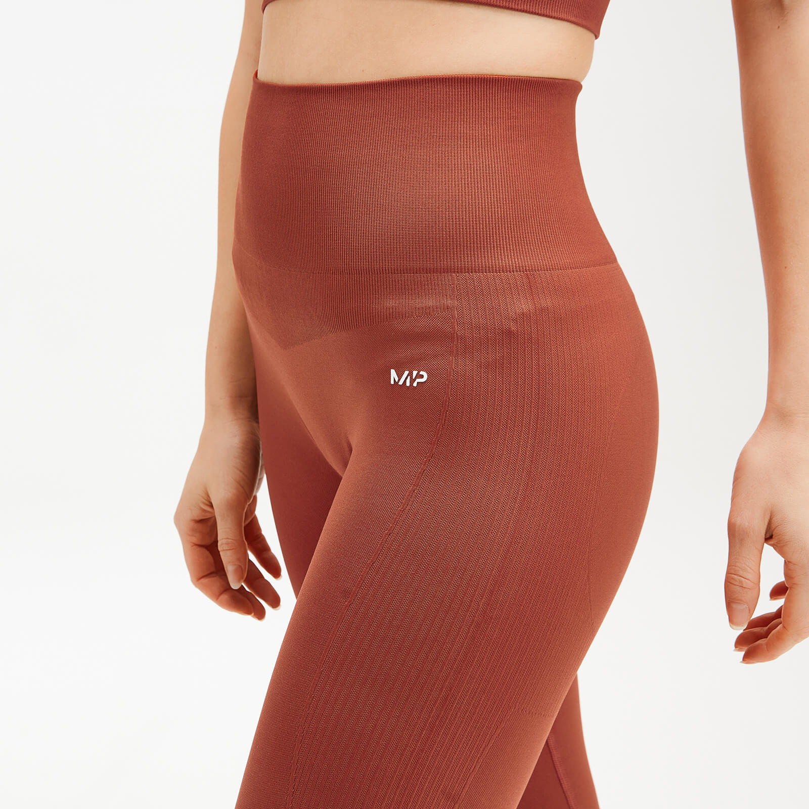 MP Women's Shape Seamless Ultra Leggings - Burnt Red