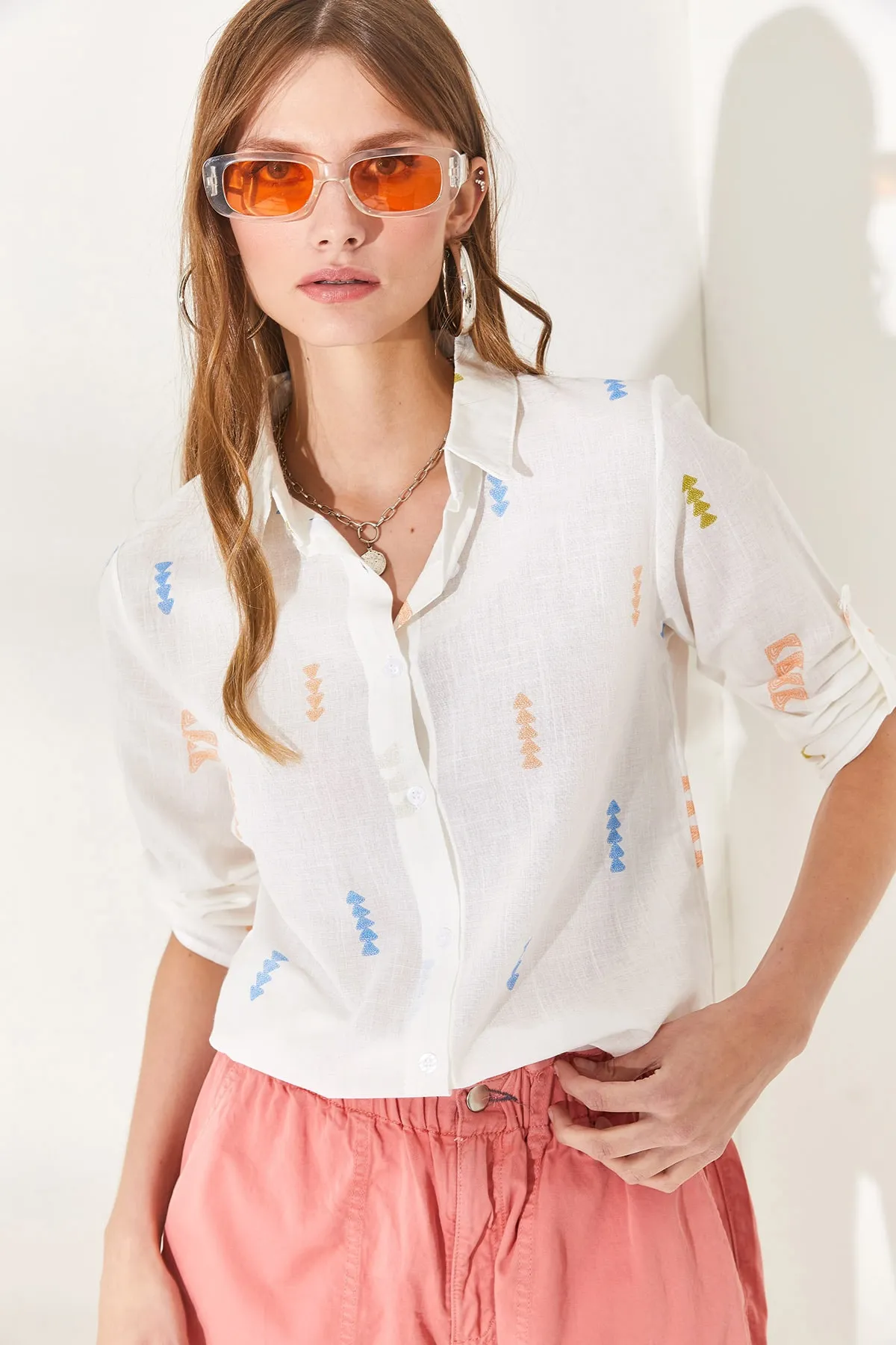 Olalook  Hemd - Weiß - Regular Fit