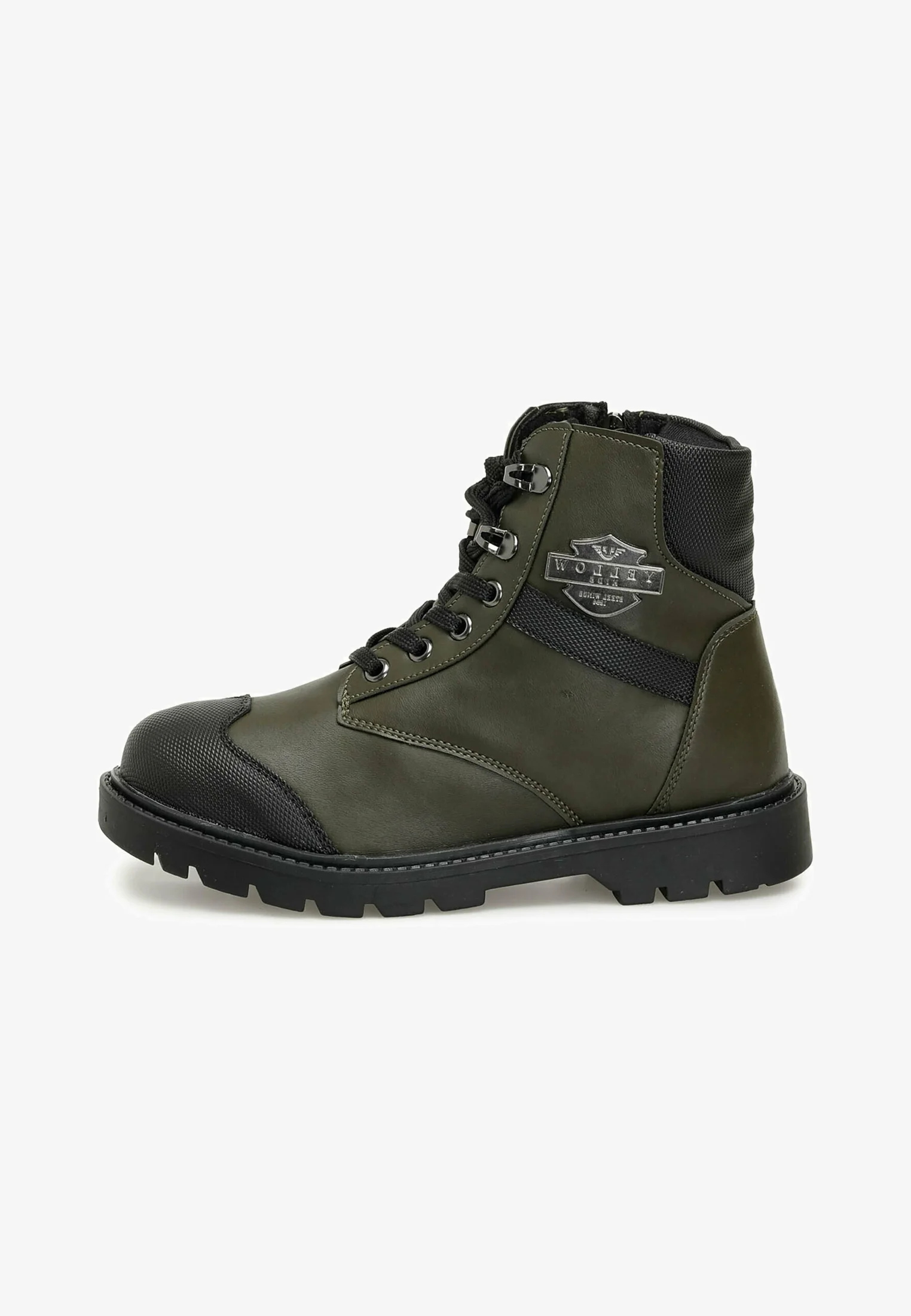 Botines con cordones UNISEX COOL 2PR para niños amarillos