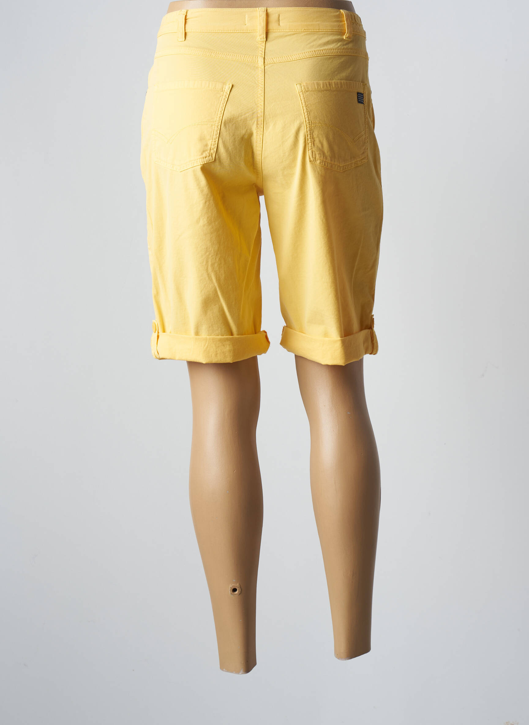 Tbs Bermudas Femme couleur jaune