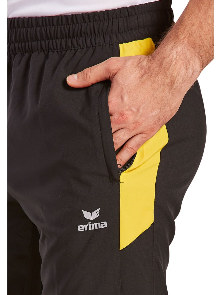 erima Team Präsentationshose in schwarz/gelb günstig kaufen S