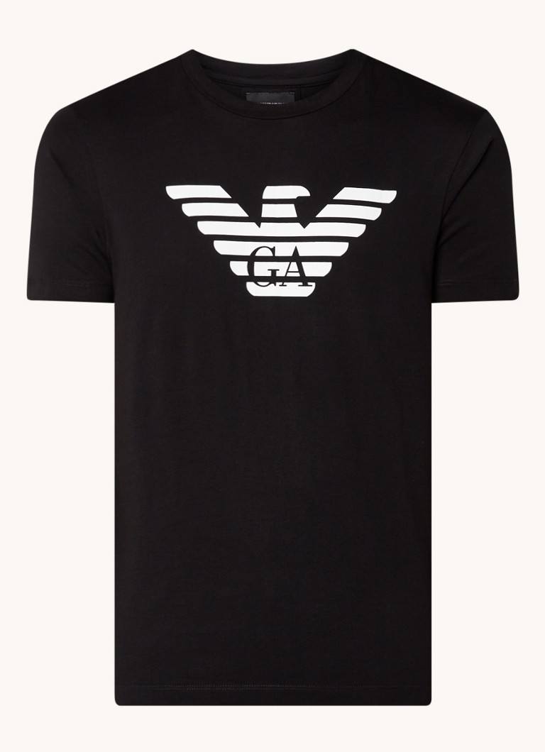 Tricou Emporio Armani cu logo imprimat