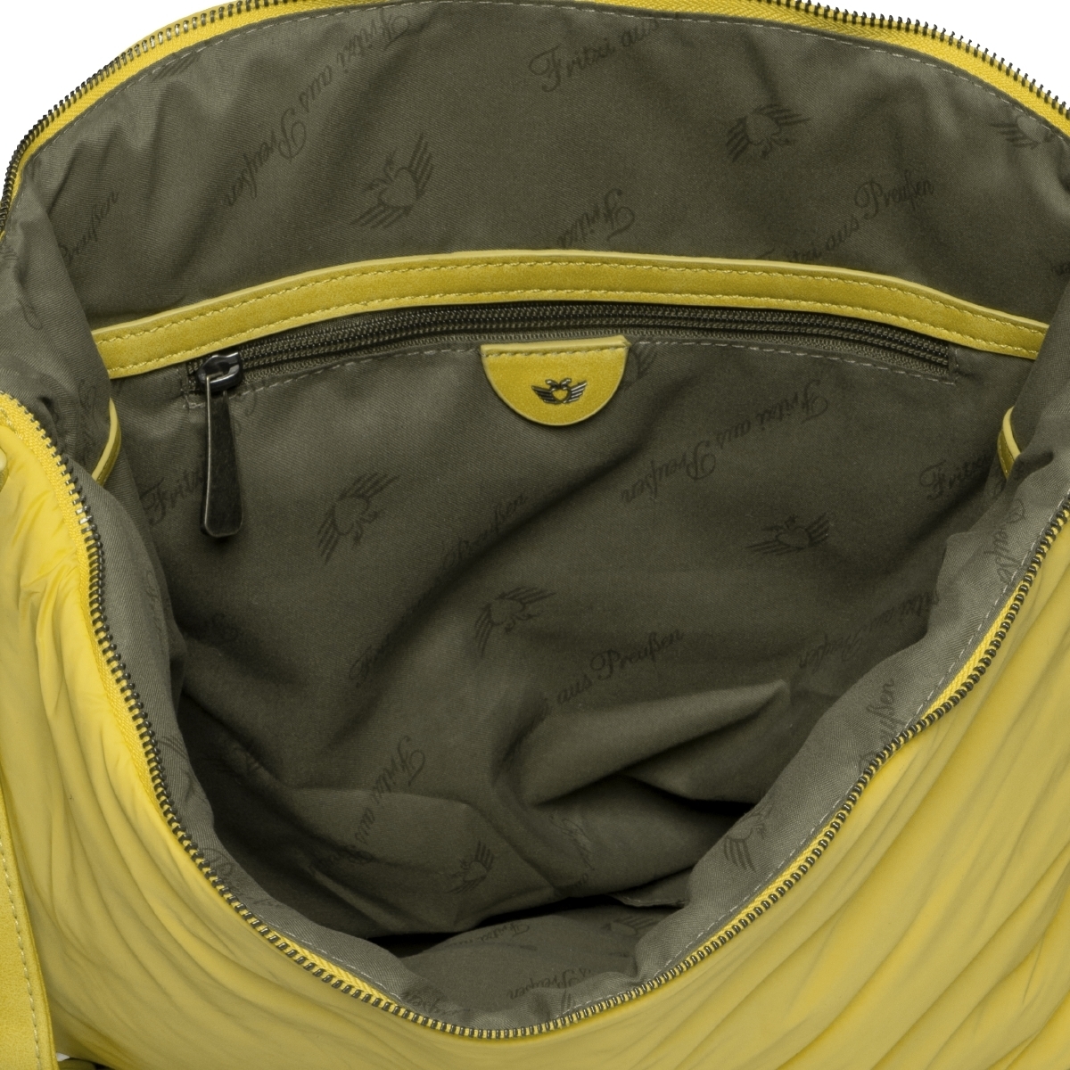 Fritzi aus Preußen Davie Nylon Handtasche gelb