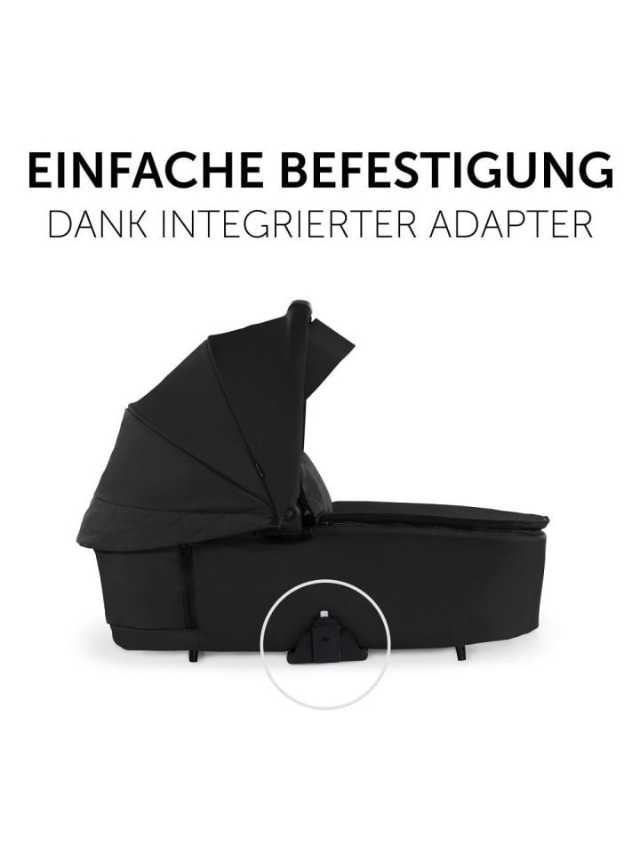 Hauck Faltbare Babywanne (Carrycot) für Walk N Care Kinderwagen in schwarz günstig kaufen onesize