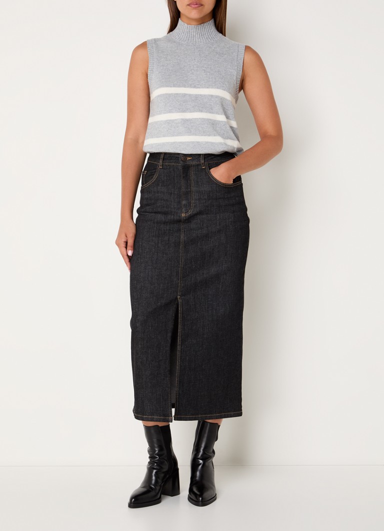 Jupe midi en denim Angelique de Josephine & Co avec fente