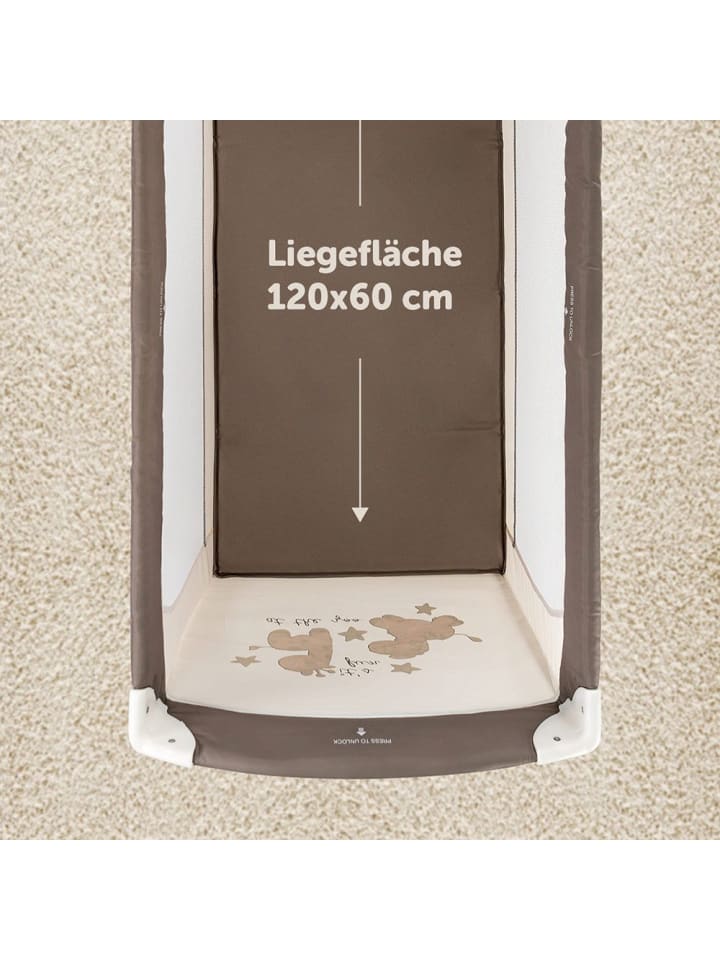 Hauck Reisebett Babycenter - Zoo in beige,braun,motiv günstig kaufen onesize