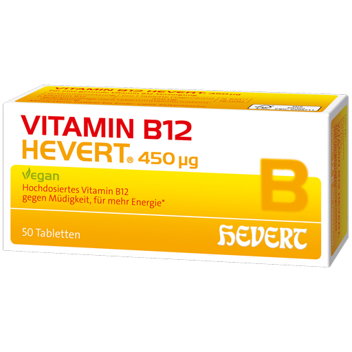 VITAMIN B12 HEVERT 450 µg Tabletten  50 St  Tabletten