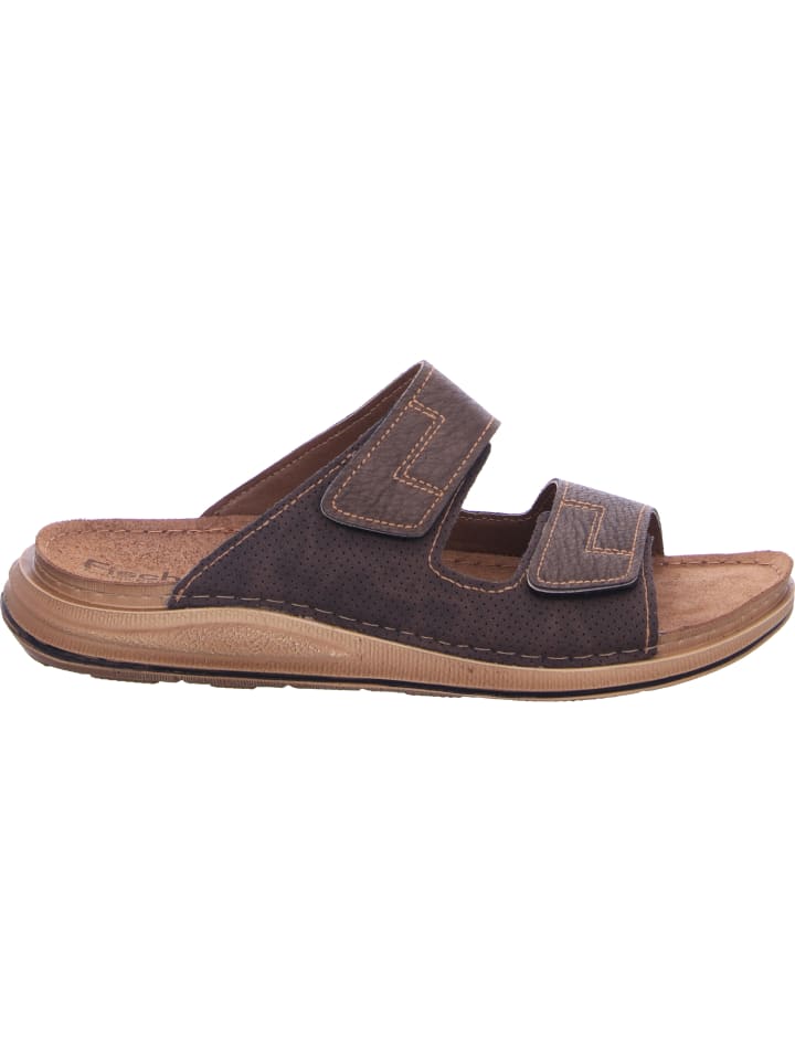 Fischer Markenschuh Pantolette in braun günstig kaufen