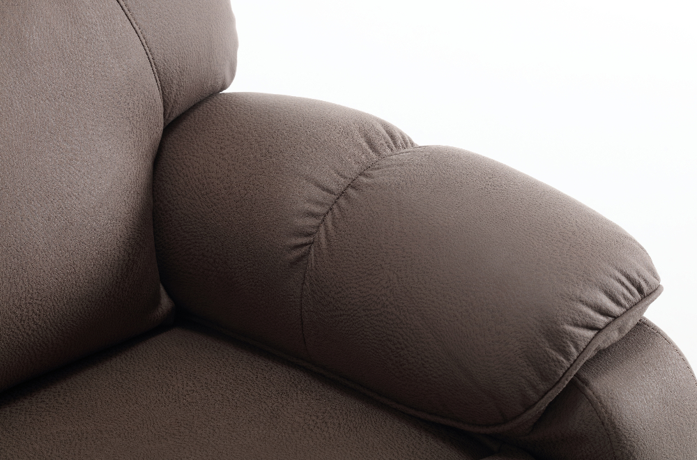 Happy Home Relaxsessel mit verstellbare Rückenlehnen & Liegefunktion, braun