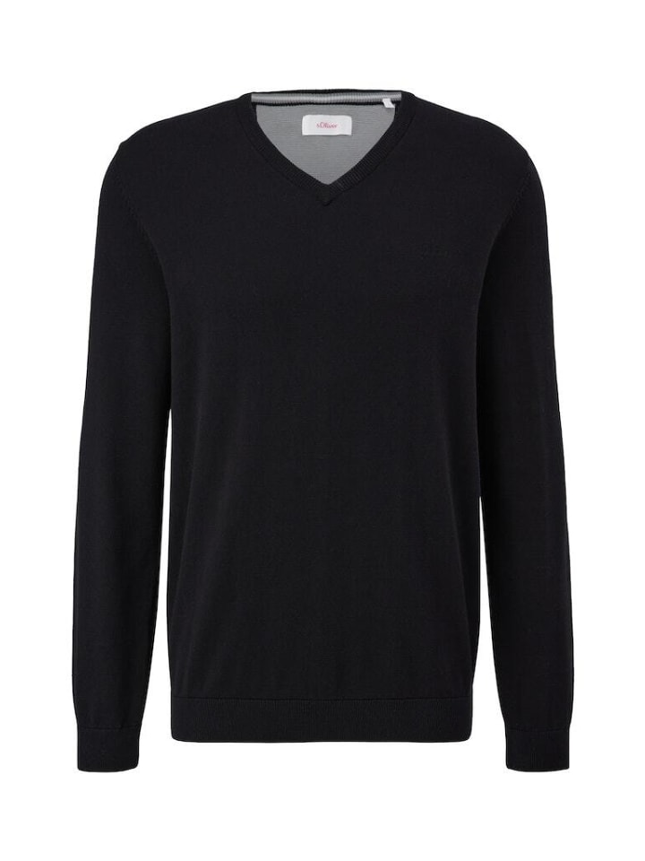 S.OLIVER RED LABEL Pullover in Schwarz günstig kaufen