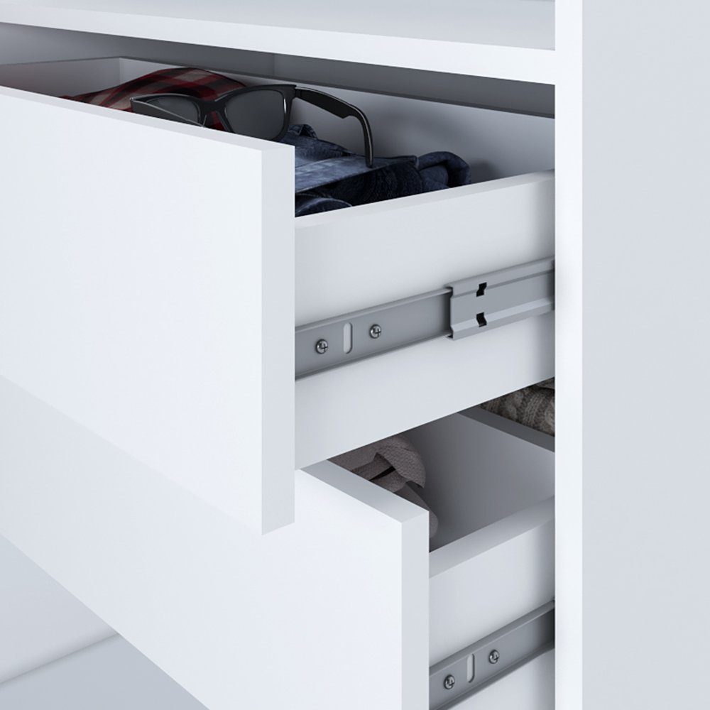 A&J MöbelLand GmbH Schwebetürenschrank ELEGANZA 180 cm 2-türig Schrank