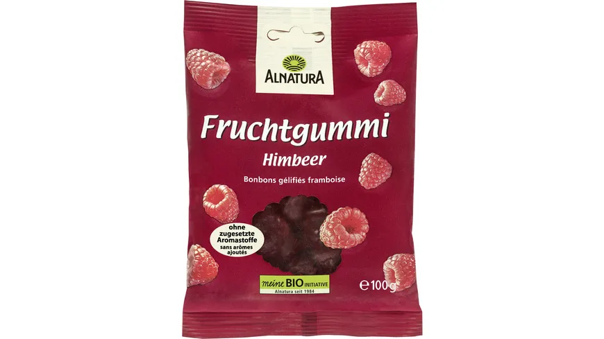 Alnatura Bio Fruchtgummi Himbeer 100 g