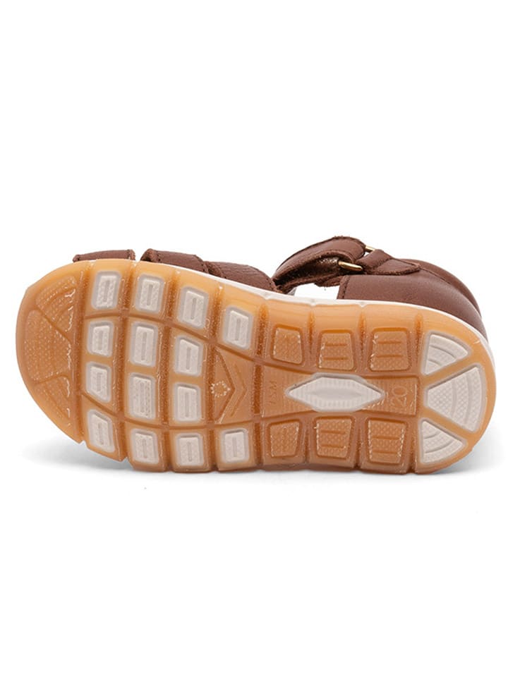 bisgaard Leder-Halbsandalen in Braun günstig kaufen