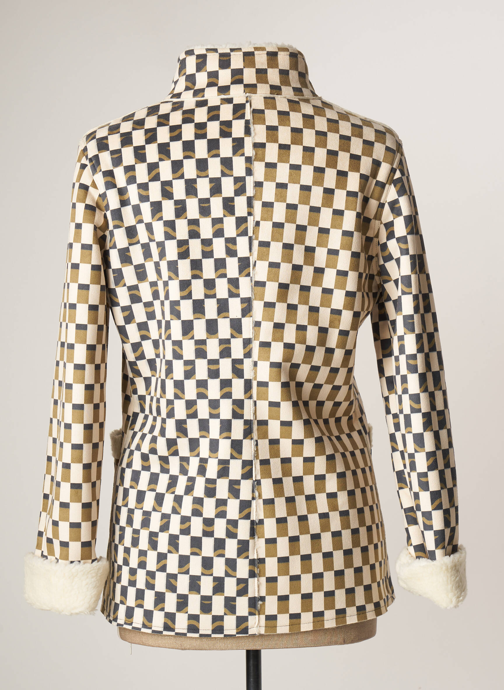 Ahimaria Manteaux Courts Femme couleur vert
