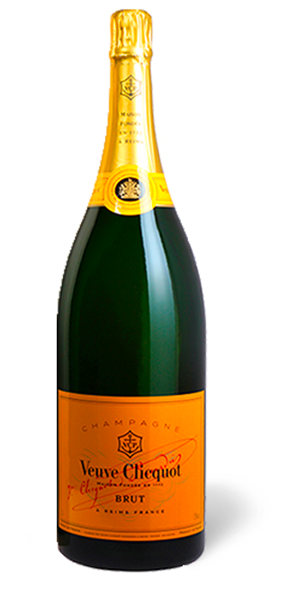 Champagne Veuve Clicquot Brut Carte Jaune Champagne JERO 3 L - Blanc