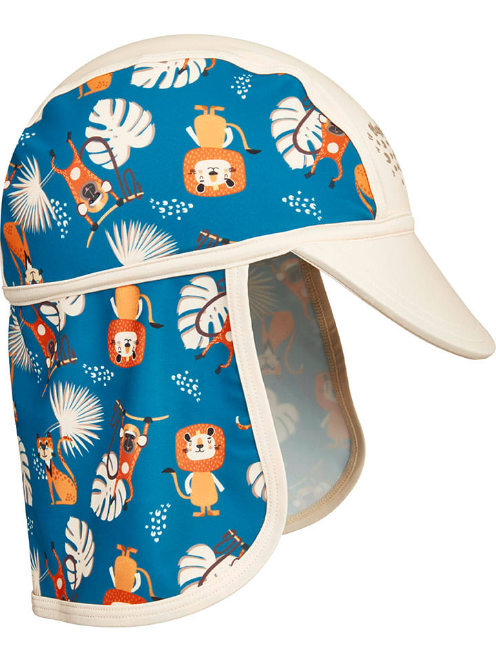 Playshoes Nackenschutzcap in Blau/ Bunt günstig kaufen