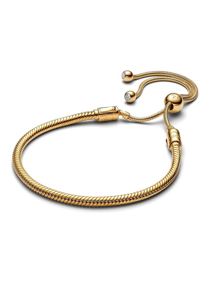 Pandora Armband gelbvergoldete Metalllegierung Länge: 15-23 cm, günstig kaufen onesize