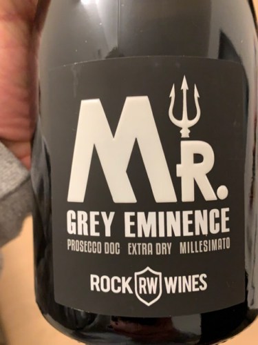 Rock WinesMr. Grey Eminence Prosecco Millesimato Extra Dry 2019