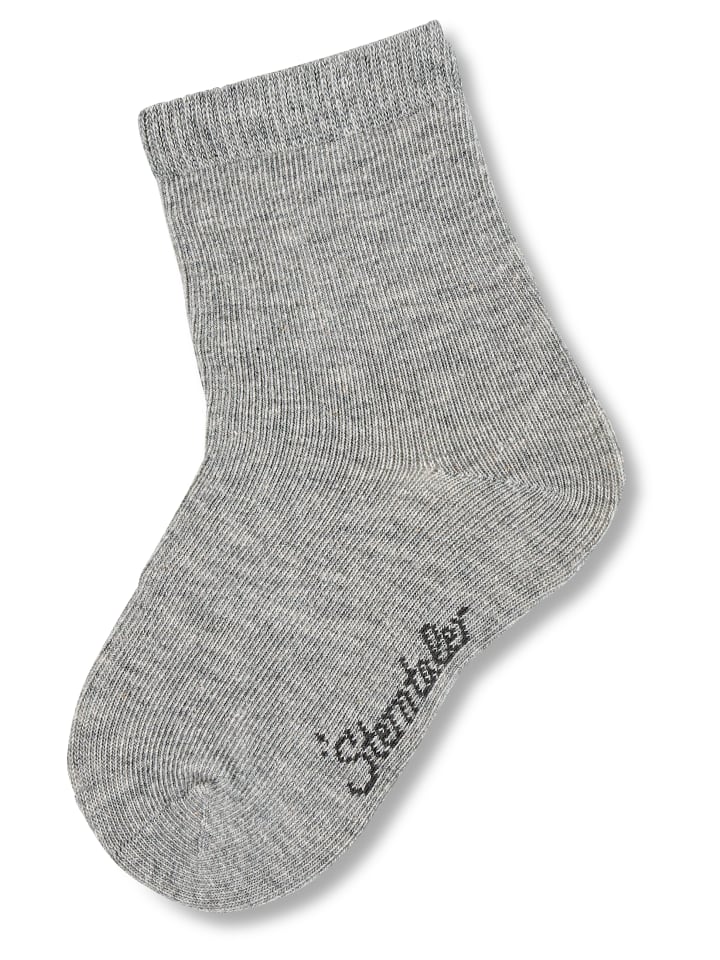 Sterntaler Socken uni in silber mel. günstig kaufen