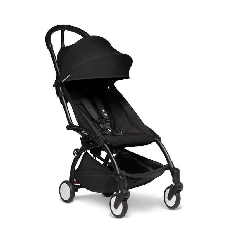 Poussette Yoyo2 4 roues châssis noir assise 6+ noir Babyzen