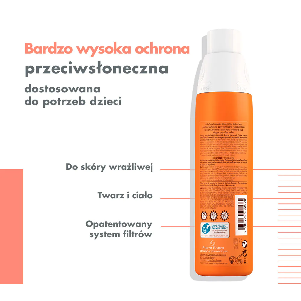 Avène Αντηλιακό Σπρέι για Παιδιά SPF50+