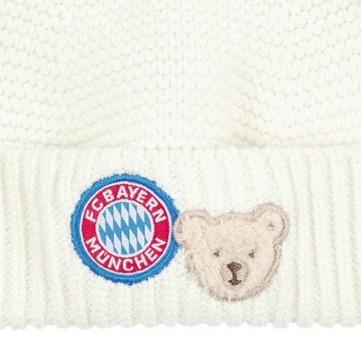 Mütze + Babyschuhe FC Bayern, weiß