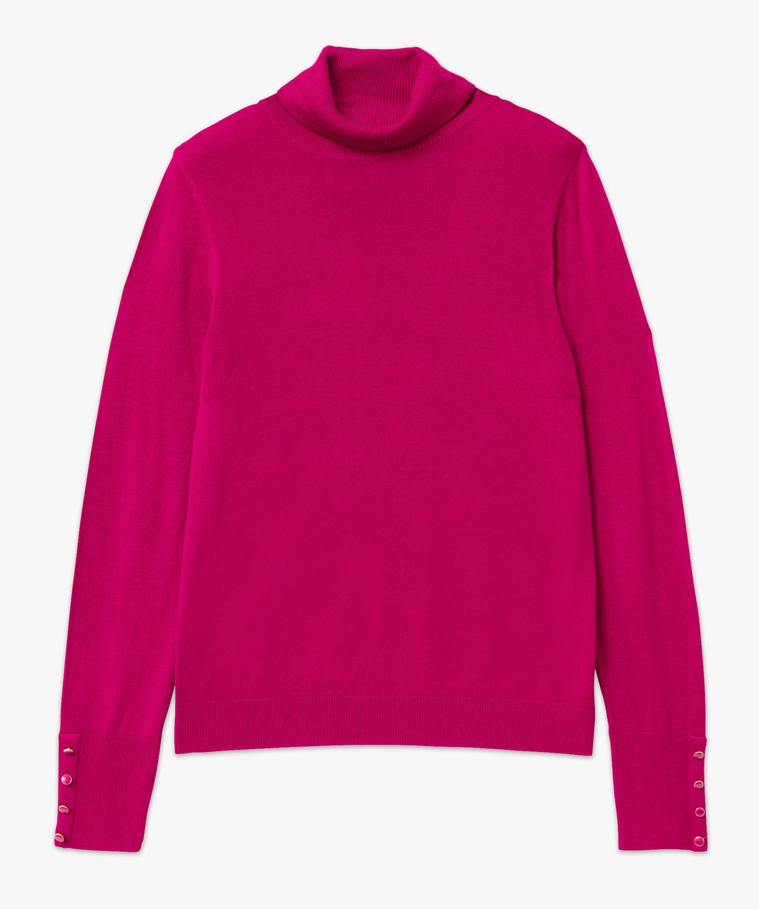 Pull à col roulé en maille fine femme violet | GEMO