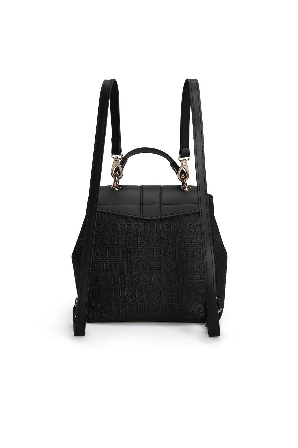 Lucky Bees  Rucksack - Schwarz - Unifarben